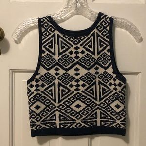Knit crop top